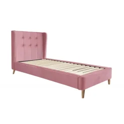 ESTELLA 90x200 cm seng - Rosa Velour