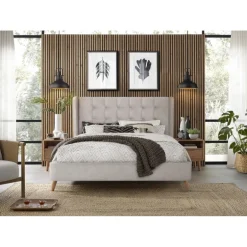 ESTELLA 160x200 cm seng Beige