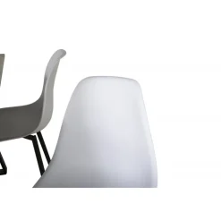 Estelle e Spisebordssæt - Sort og Hvid