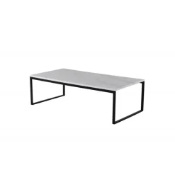 Estelle Ægte hvid Marmor Sofabord - 120 x 60cm