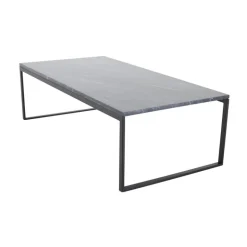 Estelle ægte marmor Sofabord 120x60cm - Grå