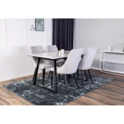 Estelle Marmor Spisestuesæt med 4 spisestole