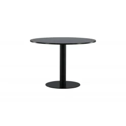 Estelle Rundt Marmor spisebord Ø106cm - Mørkegrå