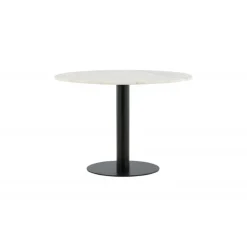 Estelle Rundt spisebord - Sort og Hvid