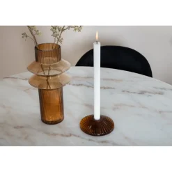 Estelle Rundt Spisebordssæt - Sort og Hvid