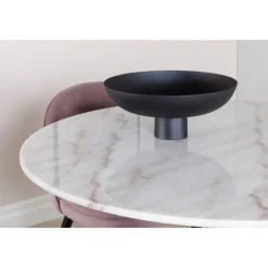 Estelle Rundt Spisebordssæt - Sort, Pink og Hvid