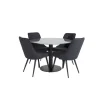 Estelle Rundt Spisebordssæt - Sort