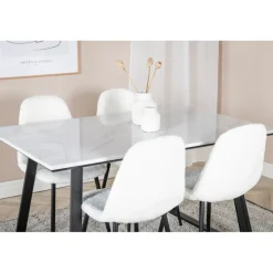 Estelle Spisebordssæt - Sort og Hvid