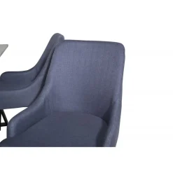 Estelle t Spisebordssæt - Sort, Blå og Hvid