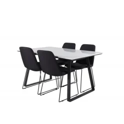 Estelle t Spisebordssæt - Sort og Hvid