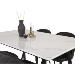 Estelle t Spisebordssæt - Sort og Hvid