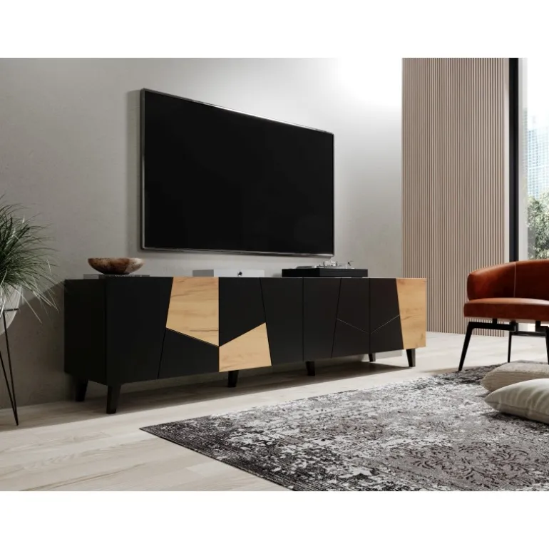 ETNA TV bord Sort/Sort/craft eg