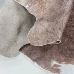 Etosha Vaskbart tæppe Imiteret koskind - Brun