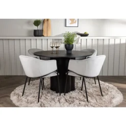 Evelina Rund Spisebordssæt