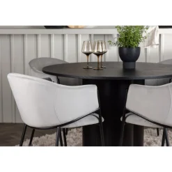 Evelina Rund Spisebordssæt
