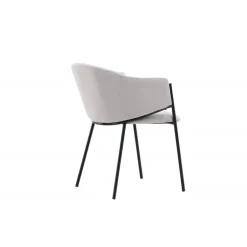 Evelina Spisebordsstol - Sort og Grå