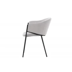 Evelina Spisebordsstol - Sort og Grå