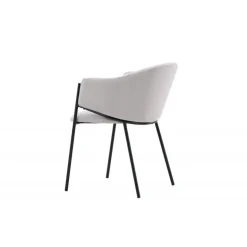 Evelina Spisebordsstol - Sort og Grå