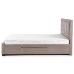 EVORA seng 160x200cm med skuffer til opbevaring - Grå
