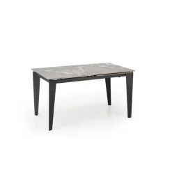 FELIX Spisebordmedudtræk, Grå marmor / Sort