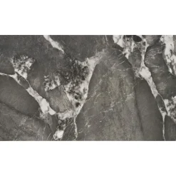 FELIX Spisebordmedudtræk, Grå marmor / Sort