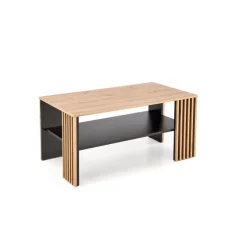 FEMINA sofabord, håndværkseg / Sort