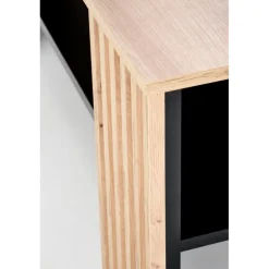 FEMINA sofabord, håndværkseg / Sort