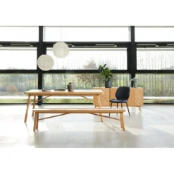 Femke spisebordsstol grå stof