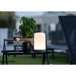 Fern Bordlampe - Grøn,Hvid