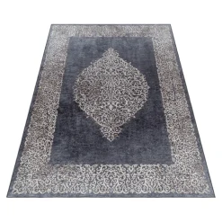 Fiesta Vaskbart tæppe Barok - Sort