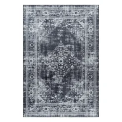 Fiesta Vaskbart tæppe Orientalisk - Sort
