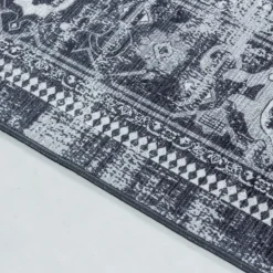 Fiesta Vaskbart tæppe Orientalisk - Sort
