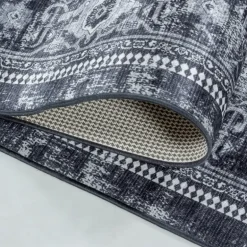 Fiesta Vaskbart tæppe Orientalisk - Sort