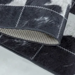 Fiesta Vaskbart tæppe Patchwork - Sort
