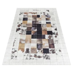 Fiesta Vaskbart tæppe Patchwork - Hvid