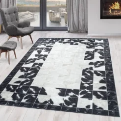 Fiesta Vaskbart Tæppeløber Patchwork - Sort