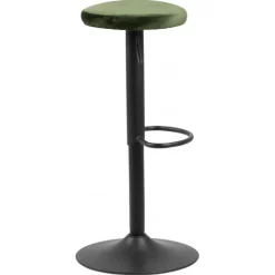 Finch barstol grøn stof
