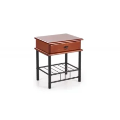 FIONA natbord i antik kirsebær/Sort