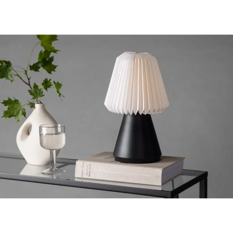 Fjallen Bordlampe - Sort og Hvid
