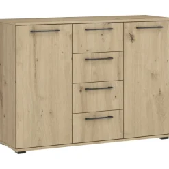 FLEX - KM-2 kommode til MODULAR GARDEROBE SYSTEM - håndværks eg