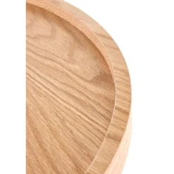 FLORENCE sofabord Natur eg / Sort