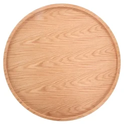 FLORENCE sofabord Natur eg / Sort