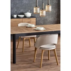 FLORIAN bord håndværkseg/Sort