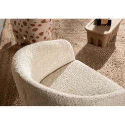 Fluffy Børnestol - Sort og Hvid