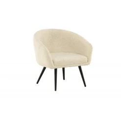 Fluffy Børnestol - Sort og Hvid