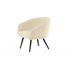 Fluffy Børnestol - Sort og Hvid