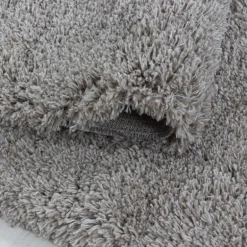 Fluffy Shaggy Tæppeløber Ensfarvet - Beige