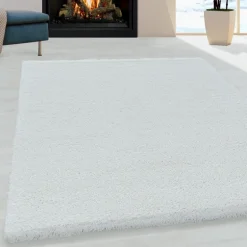 Fluffy tæppe - Hvid