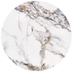 FORMOSA sæt med 2 sofaborde, Hvid marmor