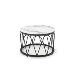 FORMOSA sæt med 2 sofaborde, Hvid marmor